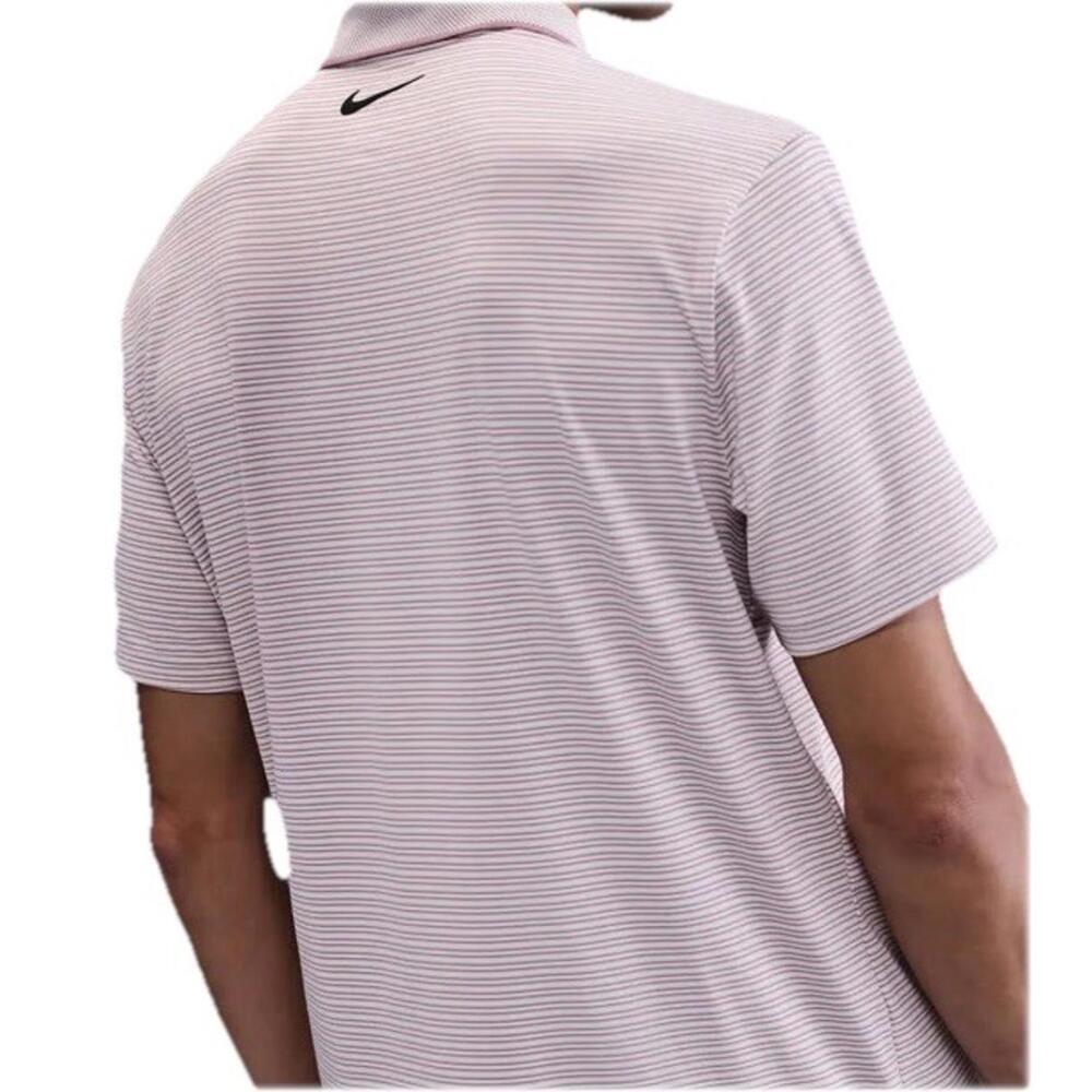 $90 Nike FZ7479-110 Mens XL Tour Dri-FIT Striped Golf Polo Shirt,Platinum Violet - Picture 2 of 4
